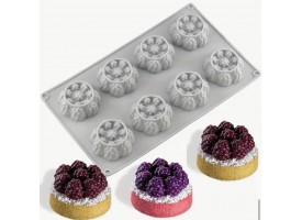 Силіконова форма для євродесертів "Малина для десертів" Силіконова форма для євродесертів "Малина для десертів"