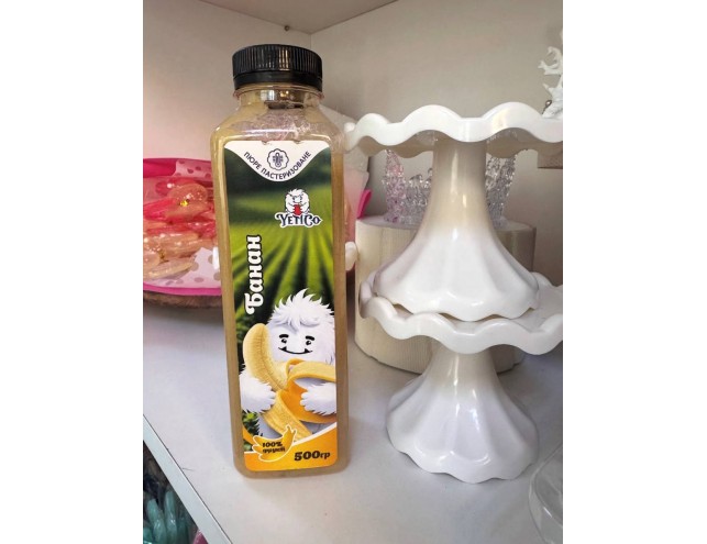 Пюре пастеризоване "банан" 500 грам.