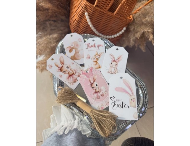 Бірка з зайчиком