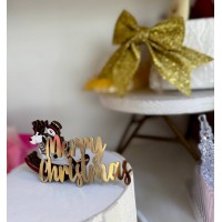 Топпер "Merry Christmas", 10см.