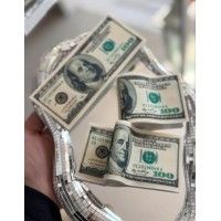 Грошовий декор на тортик 