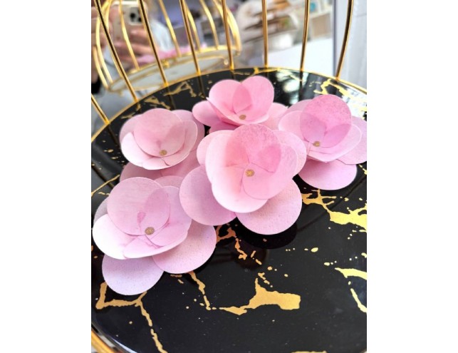 Квіти вафельні, тоновані