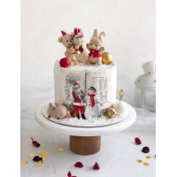 Декор для торта "Ведмедик, зайчик, оленя" Декор для торта "Ведмедик, зайчик, оленя"