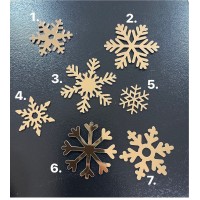 Дзеркальний топпер ,,Сніжинка,, 1 шт. Дзеркальний топпер ,,Сніжинка,, 1 шт.