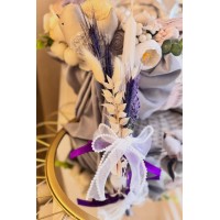 Свічка "Лавандове ннатхнення", ручної роботи