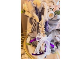 Свічка "Лавандове ннатхнення", ручної роботи