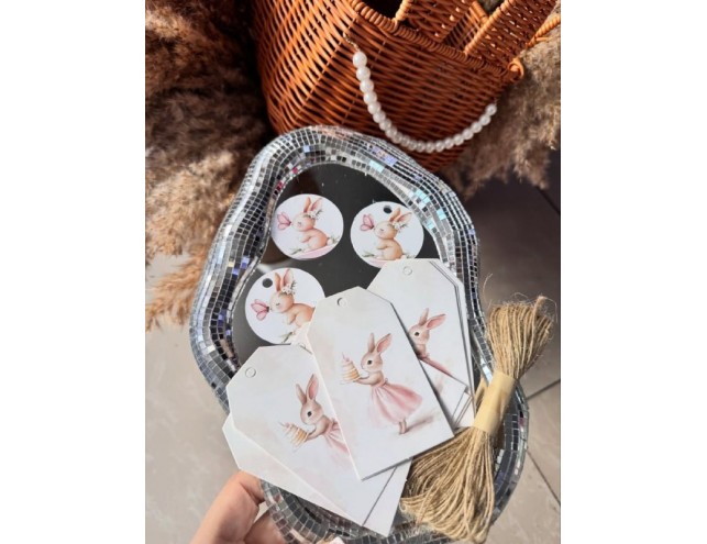 Бірка з зайчиком