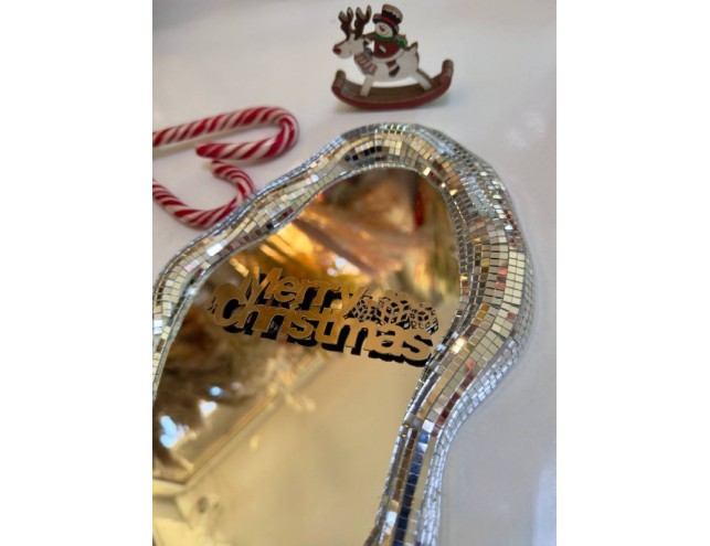 Топпер "Merry Christmas", 12см.