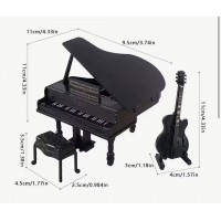 Набір мініатюрного піаніно, гітари  та стільця