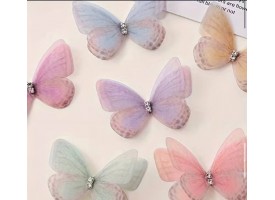 Метелики подвійні з камінцями Метелики подвійні з камінцями