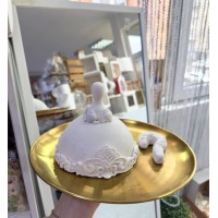 Кришка шоколадна + знак питання "Гендер-паті"