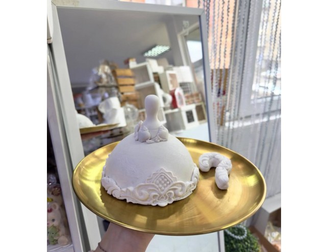 Кришка шоколадна + знак питання "Гендер-паті"