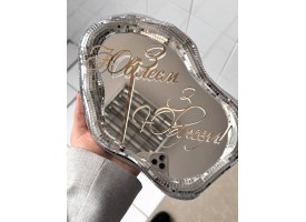 Топпер дзеркальний "З ювілеєм" боковий Топпер дзеркальний "З ювілеєм" боковий