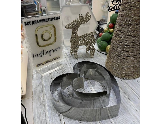 Форма металева нержавіюча, дле десертів/салатів