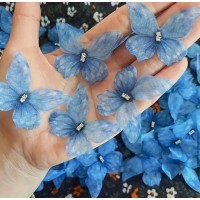 Метелики подвійні з камінцями Метелики подвійні з камінцями