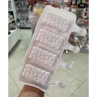 Cиліконова форма ,,Ескімо серця,, 7х3,5 см