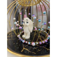 Шоколадна фігурка "зайка що дує свічку" Шоколадна фігурка "зайка що дує свічку"