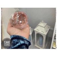 Кулі прозорі,акрилові,з отвором,для декорування 