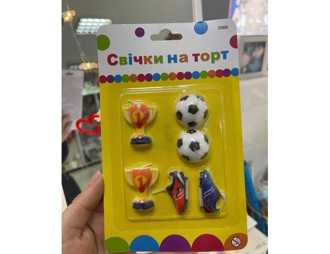 Набір свічок "Футбол"