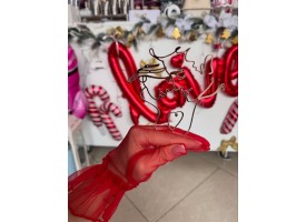 Дзеркальний топпер "закохані", 12см.