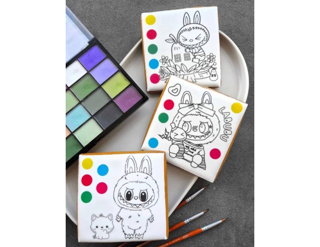 Пряники - розмальовка "Лабубу"