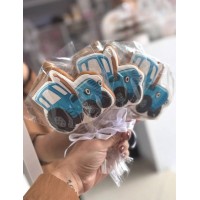 Пряник "Синій трактор"