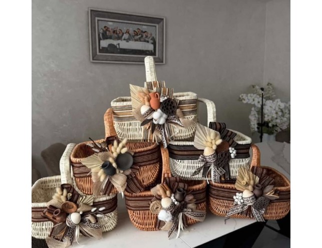 Кошик пасхальний (малий) 23х15см.