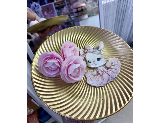 Вафельні квіти + топер