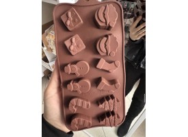 Новорічна форма силіконова