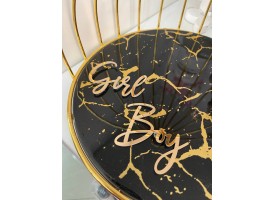 Дзеркальний боковий топпер "BOY",10см