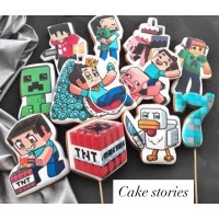 Набір друкованих пряників "Minecraft"