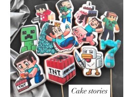 Набір друкованих пряників "Minecraft"