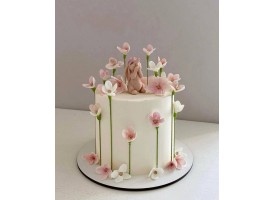 Шоколадна зайка у віночку Шоколадна зайка у віночку