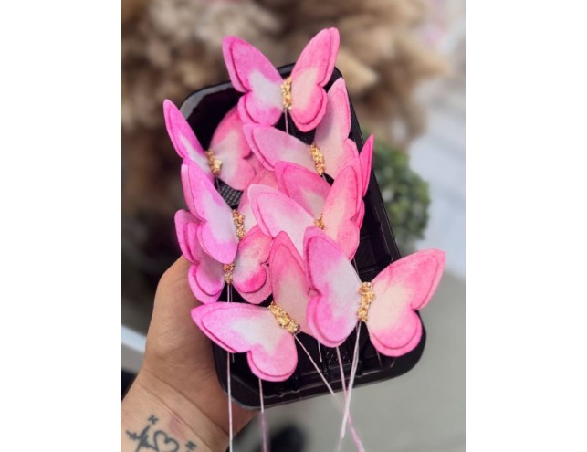 Метелики подвійні, вафельні 10 шт.