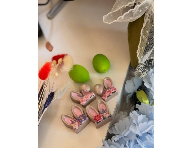 Шоколадні міні пасхальні вушка 