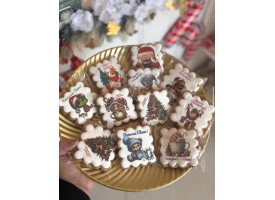 Пряники новорічні в асортименті, 1 шт.