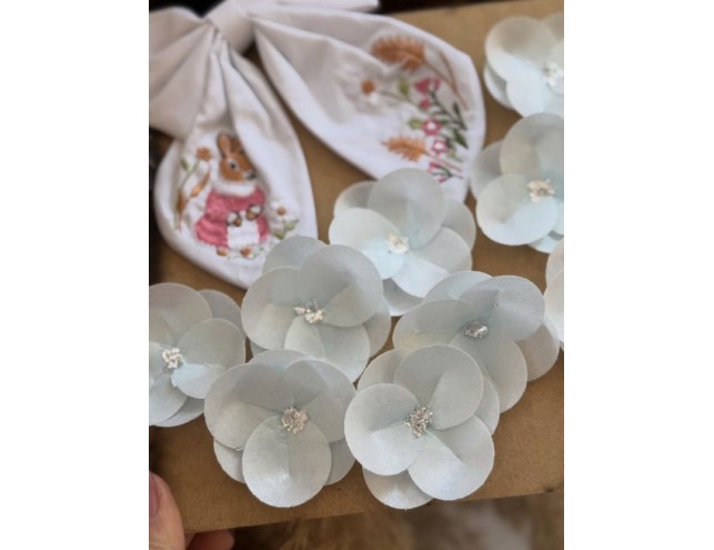 Вафельні квіти, бокові, набір з 9 шт.