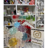 Льодяники "сніжинки"