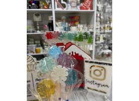 Льодяники "сніжинки"