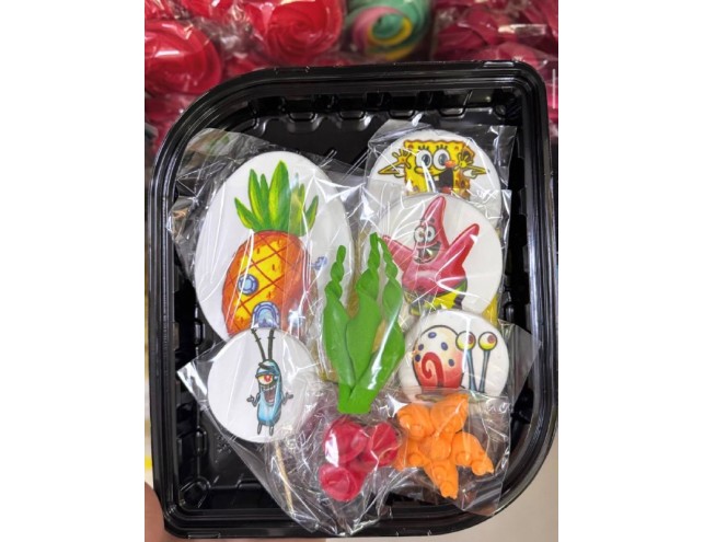 Вафельниі топпери "Губка Боб"