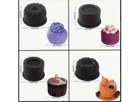 Силіконова форма для євродесертів, розмір для бенто 12,3х7см.