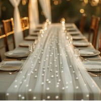 Святкова скатертина на кенді бар чи стіл 80х200см.