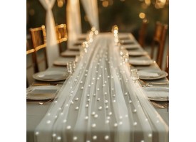 Святкова скатертина на кенді бар чи стіл 80х200см. Святкова скатертина на кенді бар чи стіл 80х200см.