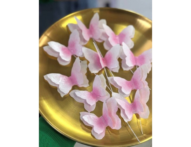 Метелики подвійні "Омбре", вафельні, 10 шт.