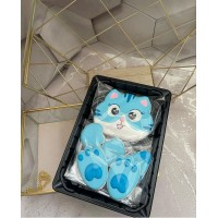 Декор ,,Котик топпер блакитний,,