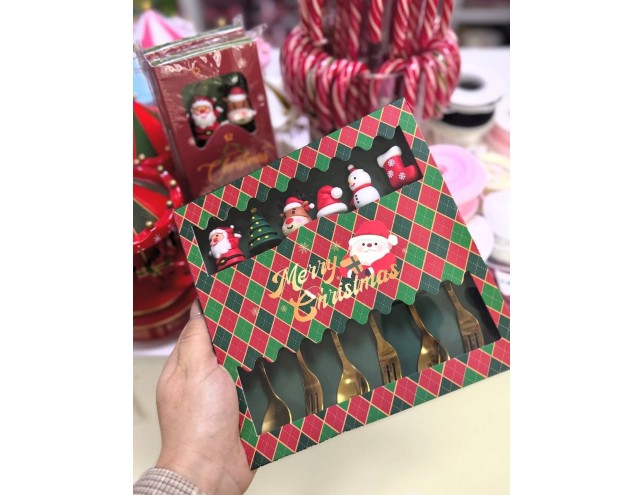 Новорічні прибори, 6шт.