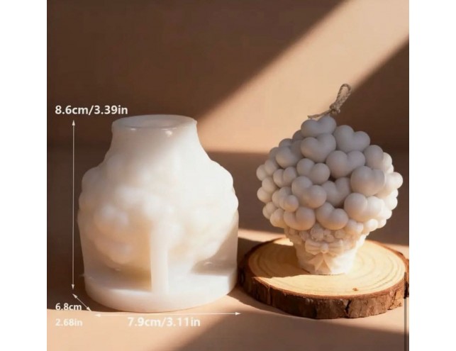 Молд "корзина з серцями"