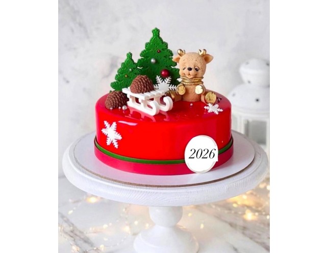 Шоколадне новорічне оленя