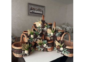 Кошик пасхальний (малий) 23х15см. Кошик пасхальний (малий) 23х15см.