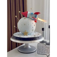 Набір декору в стилі "зірки + ракета з феєрверком"